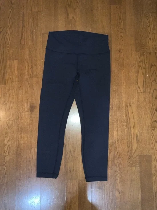 lululemon athletica Navy High-Rise 7/8 Leggings - Picture 1 of 2